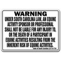 Signmission 14 in Height, Aluminum, 14" x 10", WS-A-1014-South Carolina WS-A-1014-South Carolina